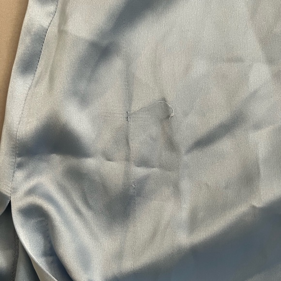 nwot zara blue satin-like corset dress size xs - Picture 4 of 6